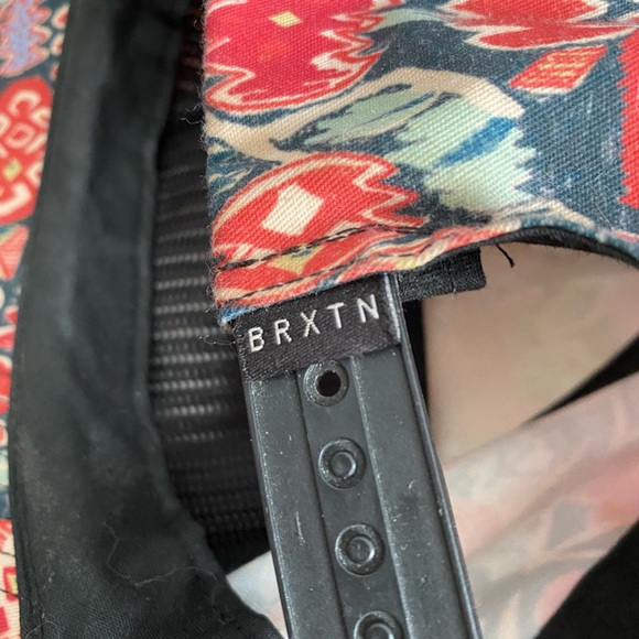 Brixton Colorful Abstract Snap Back Hat Cap - Picture 9 of 11